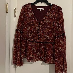 Multicolor lightweight blouse